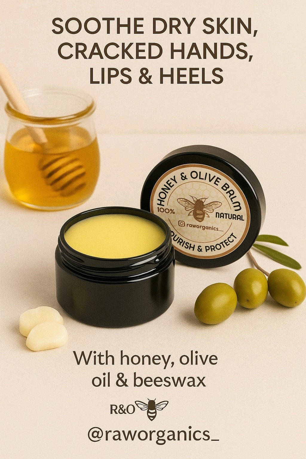 Olive Oil & Beeswax Balm